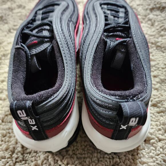 Nike Air Max 97 Red Black Anthracite Brand New Sz 6Y - Picture 6 of 8
